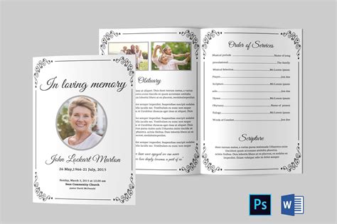 Sample Funeral Program Obituary Wording Sample Site R Gambaran