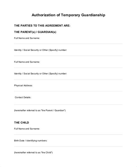 Sample Guardianship Letter For School Classles Democracy