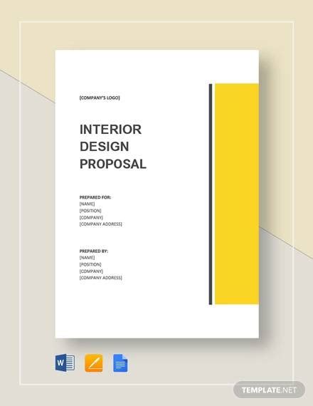 Sample Interior Design Proposal Template 10+ Free Documents in PDF, Word