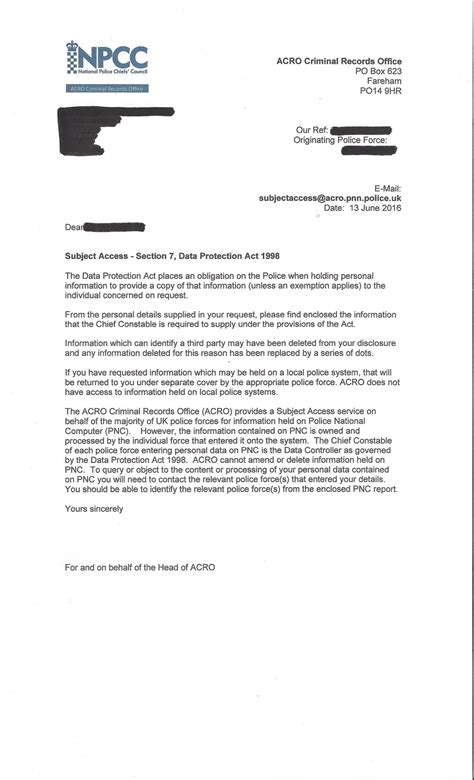 Sample Letter Explaining Criminal Record Example