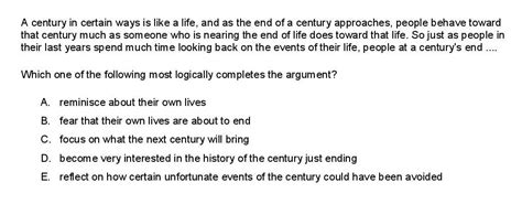 Sample Lsat Questions And Answers
