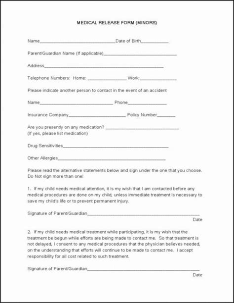 Sample Medical Record Request Form Template Addictionary Medical