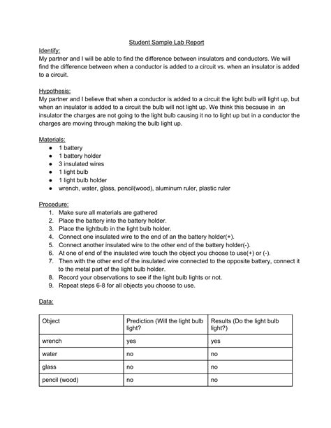 Sample Of Computer Lab Report at Beverly Smith blog