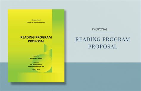 Sample Program Proposal Template The Document Template