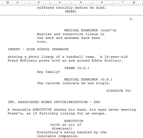 Sample Screenplay Format Classles Democracy