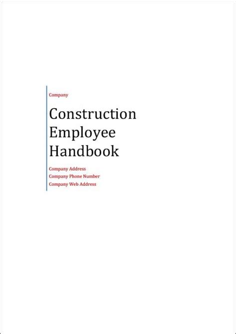 Sample accounting manual for small construction companies. - Le guide de lautomobile miniature 6.