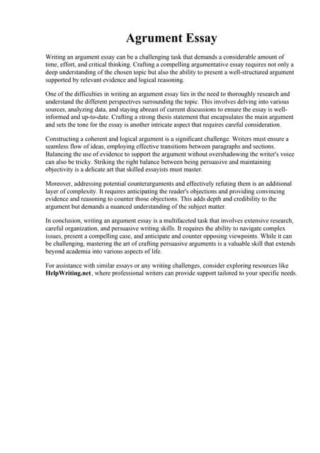 Sample and Annotated CounterArgument COMPOSITION 1
