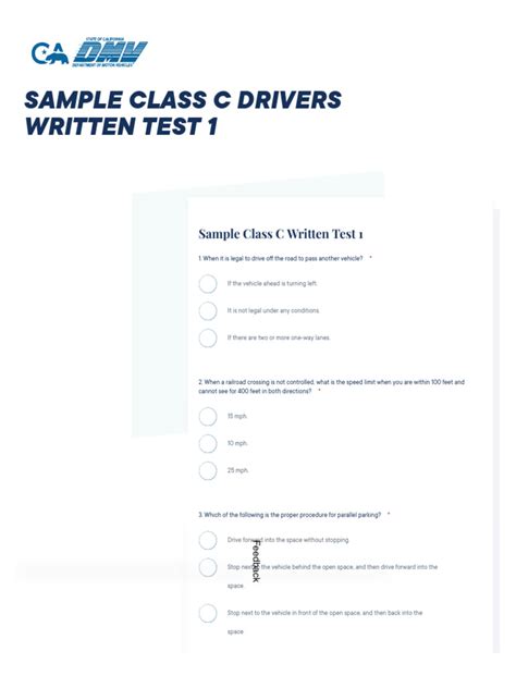 Sample class c written test 13.  Your browser must be JavaScript enabled to ...