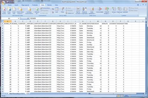 Sample csv file with million records.  Designed for spreadsheet upload ...
