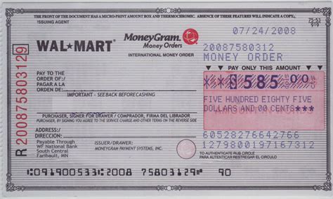 Money Order: A money order is a certificate, usually is