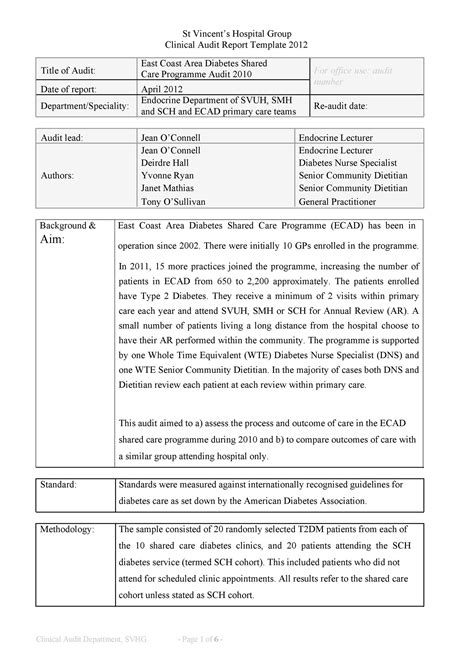 Sample internal audit report pdf.  At the conclusion of each audit, IOS prep...