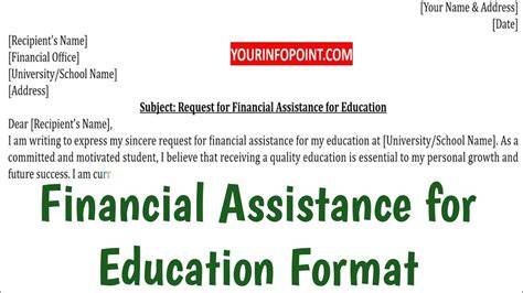 Sample letter asking for financial assistance for education pdf.  A second-year The Financial Ne...