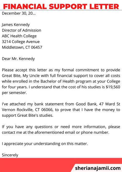 Sample letter for financial support for youth program.  This letter exemplifie...