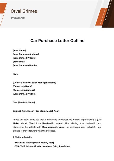 Sample letter of car purchase.  is America&rsquo;s largest digital and print publi...