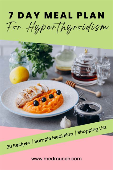 Sample meal plan for hyperthyroidism TheHealthSite.com