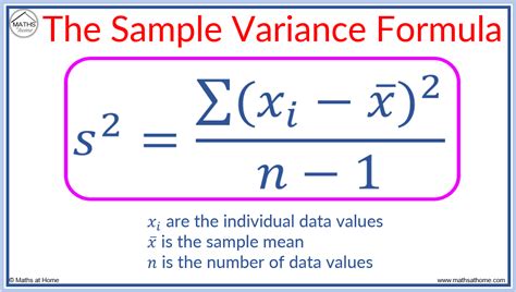 Sample mean difference formula.  Investors use the variance equation to eva...