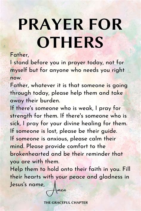 Sample prayers for praying for others. .  <a href=http://stagelogistics.technoglobal.ch/a...