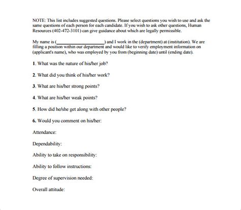 Sample reference questions