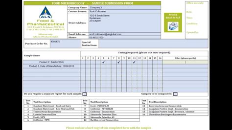 Sample submission form completion YouTube