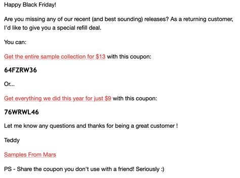 Samples from mars discount code.  ago Save at Samples From Mars with real, a...