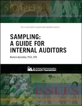 Sampling a guide for internal auditors. - The excel project excel for accountants business people from the beginning a comprehensive guide to excel volume 1.