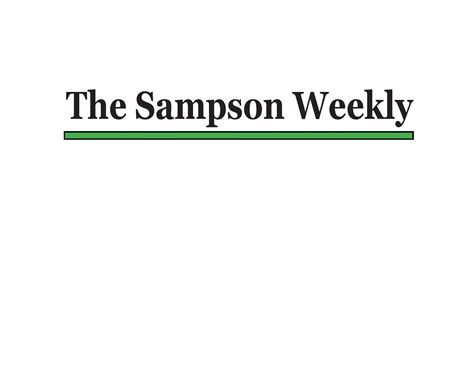 Sampson weekly obituaries.  Continue Reading View local obituaries in ...