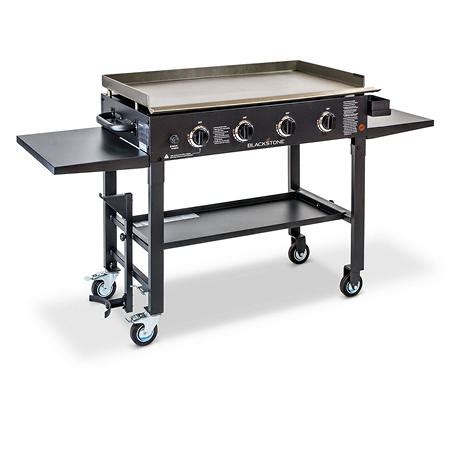 Blackstone 1554 Cooking 4 Burner Flat Top Gas Grill. Amazon. View On Amazon View On Wayfair View On Walmart. Pros. It features four powerful burners that offer plenty of temperature control and ....