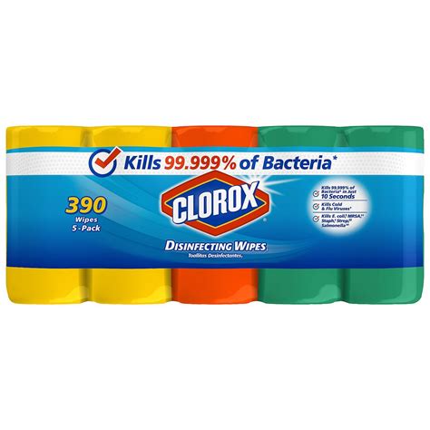 Page of. Clorox Disinfecting Wipes, Bleach Free Cleaning Wipes, Fresh Scent, 75 Count (Package May Vary) 4.6 out of 5 stars. 150. 4 offers from $5.59. Lysol Disinfectant Wipes, Multi-Surface Antibacterial Cleaning Wipes, For Disinfecting and Cleaning, Lemon and Lime Blossom, 80 Count (Pack of 1) 4.9 …. 