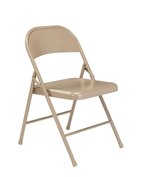 Sudden Comfort Destiny 3-Slat Back Folding Chair, Cinna
