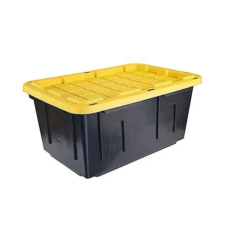 Large plastic storage totes are great fo