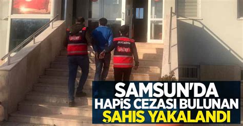 Samsun’da 12 yıl 1 ay hapis cezası bulunan şahıs yakalandı