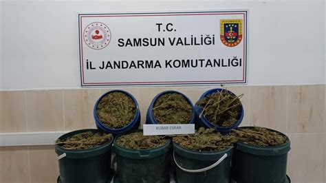 Samsun’da 17 kilo 700 gram uyuşturucu ele geçirildi