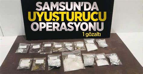 Samsun’da uyuşturucu operasyonu: 1 gözaltıs