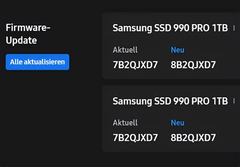 Samsung 8b2qjxd7.  Das Update kann &uuml;ber die &uuml;ber dieSamsung Magici...
