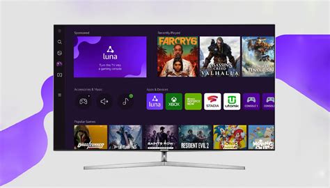 Samsung Adds Amazon Luna Game Streaming