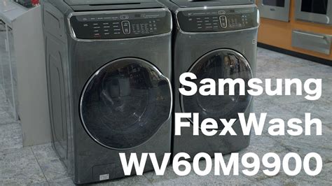 Samsung Flexwash WV60M9900 - YouTube