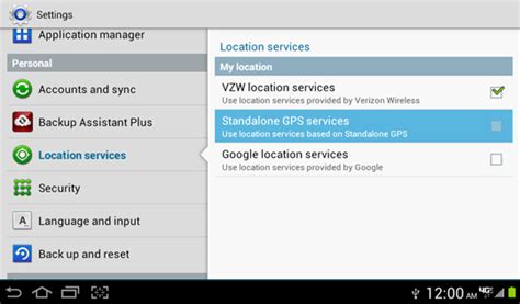 Samsung Galaxy Tab S3 - Turn GPS Location On / Off Verizon