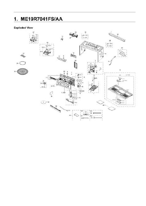 Samsung ME19R7041FS/AA Samsung Parts