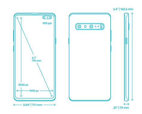 Samsung S10 Lite viewport size, resolution, PPI, screen …