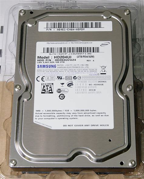 Samsung Spinpoint F4EG HD204UI 2 TB - Productz