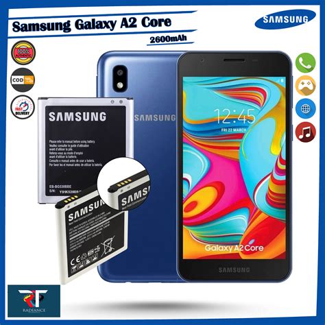 Samsung a2 core batarya