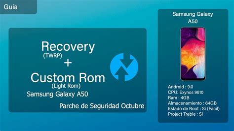Samsung a50 custom recovery. .  ...