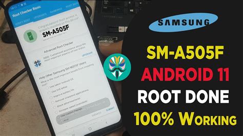 Samsung a50s root android 11.  How to Root Samsung A50 Android 11 A505F Bit 9 ROOT...