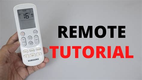 Samsung air conditioner remote control manual. - Manual práctico del cuidado y reparación del automóvil.