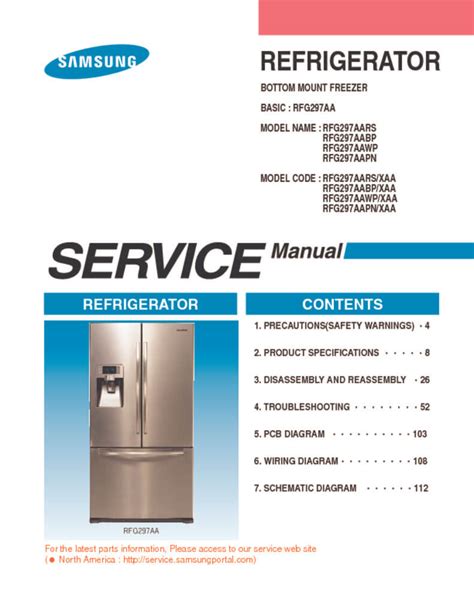 Samsung american fridge freezer service manual. - John deere lt155 prato giardino oem manuale delle parti.