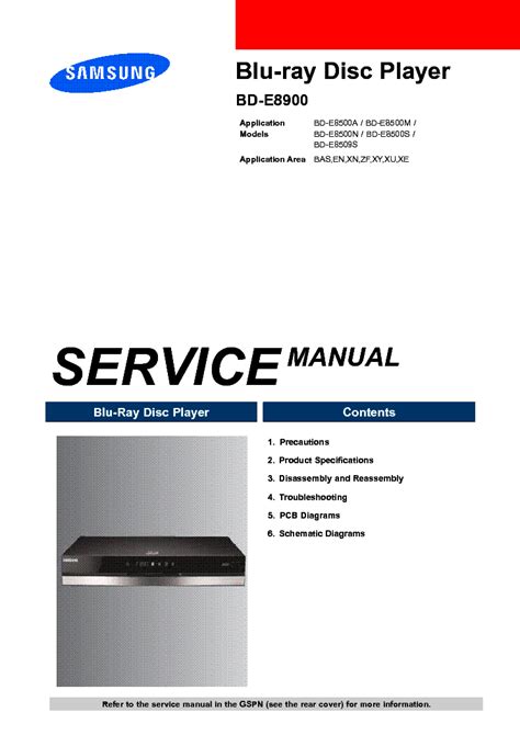 Samsung bd e8900 blu ray disc player service manual download. - Tesoros de la biblioteca histórica doctor nicolás león.