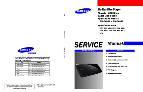 Samsung bd p4600 p4610 service manual repair guide. - La guida di bogle per gli investimenti.