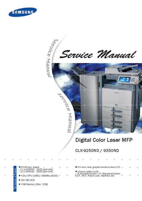 Samsung clx 9250nd 9350nd service manual and repair guide. - Using a snapon battery tester manual.