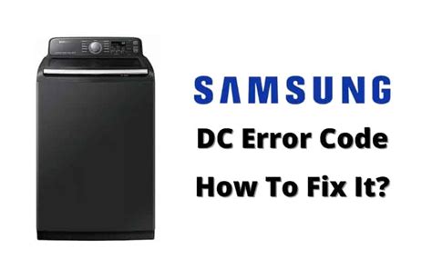 Samsung Washers Fault Codes: Failure Code: Fault Code Descrip