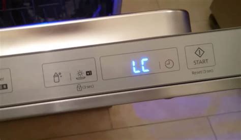 Samsung dishwasher lc code. When the LC error code on a Samsung dishwasher is flashing, it indicates the unit’s leak sensor is detecting moisture or a water leak. If you’d like to simply clear the code it’s as simple as unplugging the power cord to the dishwasher for about 15 minutes. Doing this should clear the error and reset your … See more 